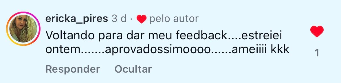 Depoimento @ericka_pires