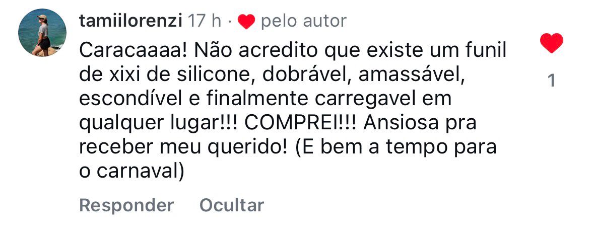 Depoimento @tamiilorenzi