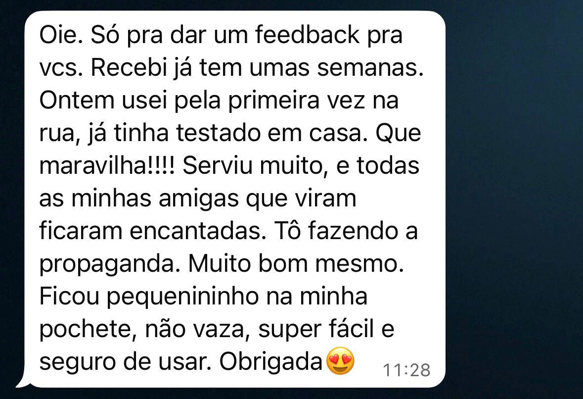 Depoimento cliente WhatsApp